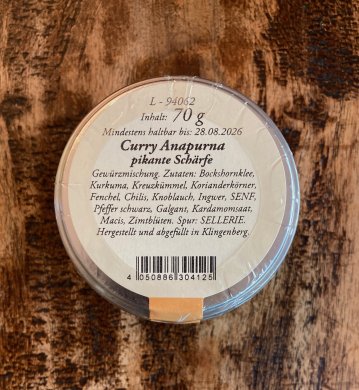Artikelbild des Artikels “Curry Anapurna pikante Schärfe “
