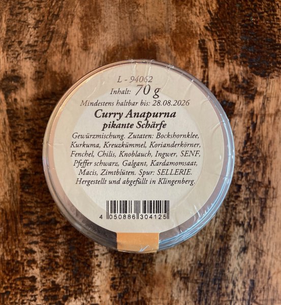 Artikelbild 1 des Artikels “Curry Anapurna pikante Schärfe “