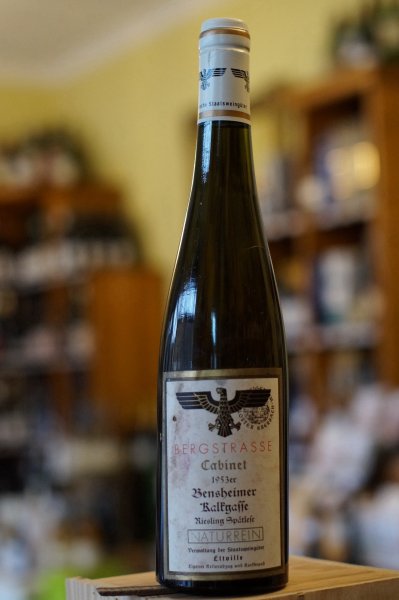 Artikelbild 1 des Artikels “1953er Bensheimer Kalkgasse Riesling Spätlese Cabinet naturrein “