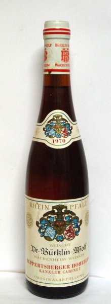Artikelbild 1 des Artikels “1970	Kanzler Cabinet Ruppertsberger Hoheburg Dr. Bürklin-Wolf “