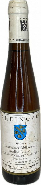 Artikelbild 1 des Artikels “1989er Hattenheimer Schützenhaus Riesling Auslese “