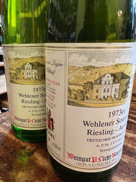 Artikelbild des Artikels “1973er Wehlener Sonnenuhr Riesling Auslese “